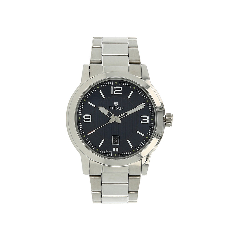 Titan Workwear Quartz 1730SM03 Analog Stainless Steel Strap Men's Watch