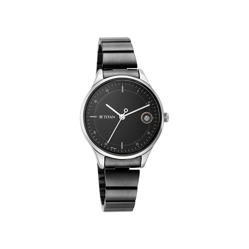 Titan Workwear Quartz 2649KM01 Analog Stainless Steel Strap Women's Watch