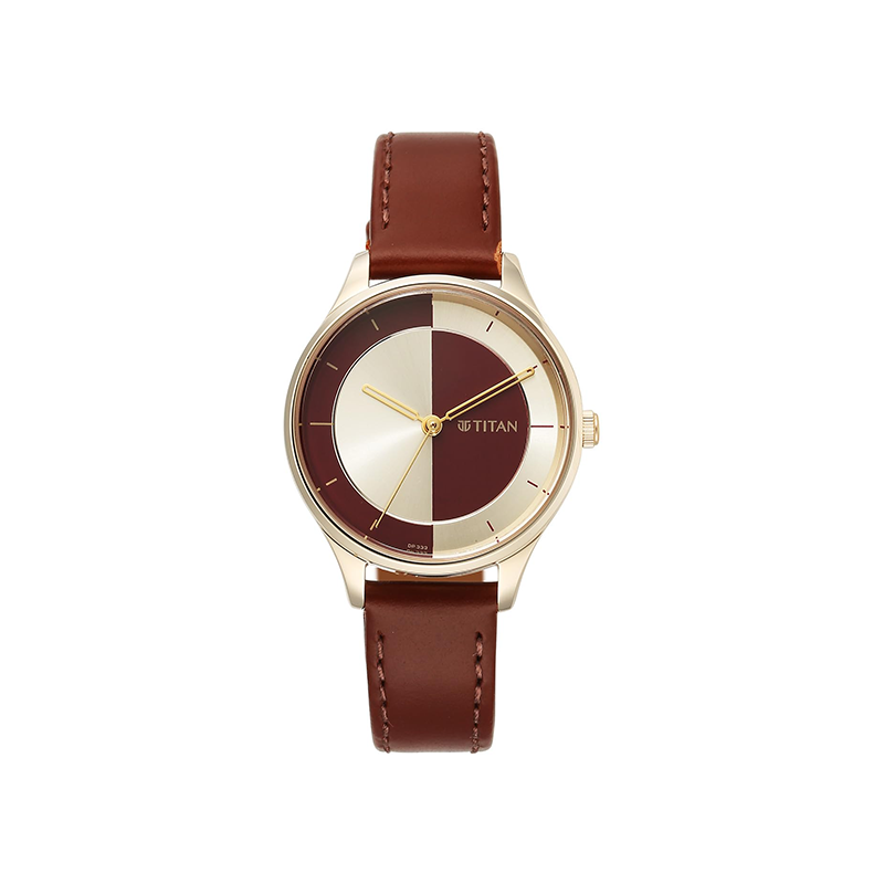 Titan  Yin & Yang 2649WL05 Analog Leather Strap Women's Watch