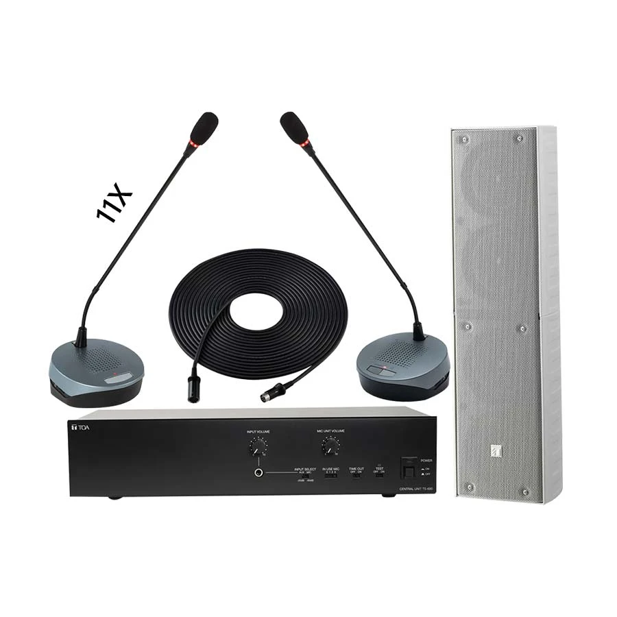 TOA 12P-CDCE 12 Person Audio Conference Package