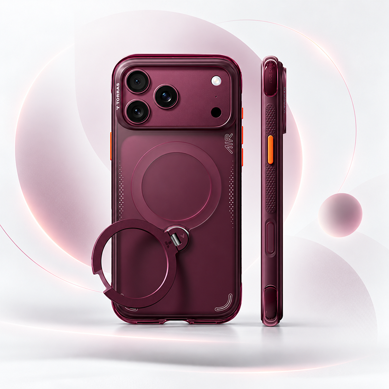 TORRAS Ostand Q3 Air Case for iPhone 18 Series