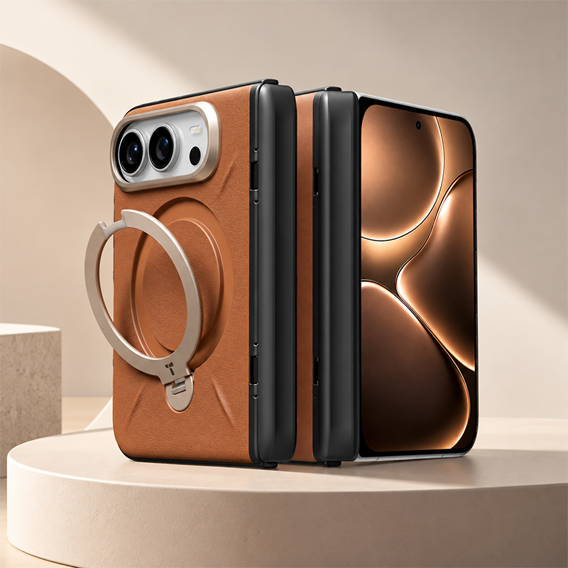 TORRAS Ostand Q3 VegSkin Case for iPhone Duo