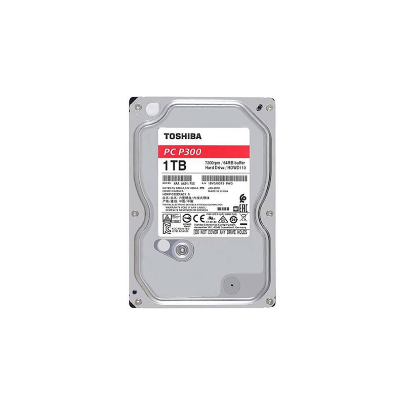 TOSHIBA Hard Drive - 1TB (Refurbished)