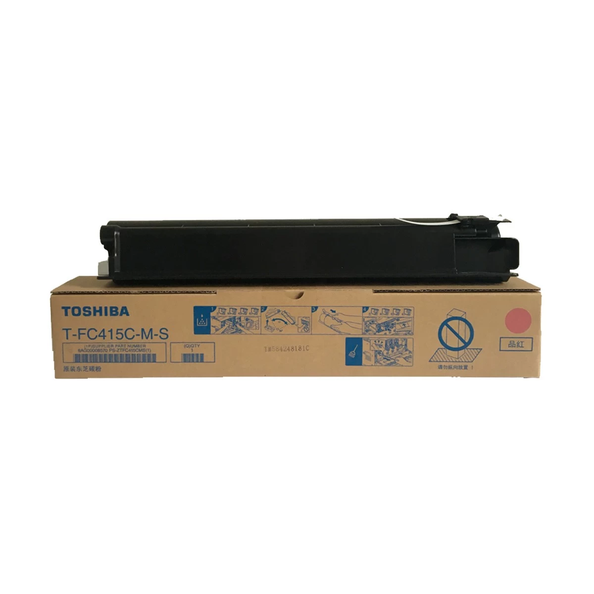 Toshiba T-FC415C-M Magenta Original Toner for Toshiba Color Copier (Only for C series Copier)