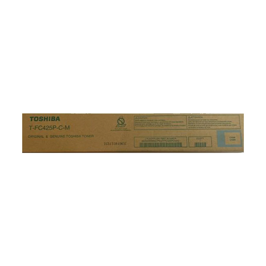 Toshiba T-FC425P-C-M Cyan Small Original Toner for Toshiba Photocopier (220g) (Only for P series Copier)