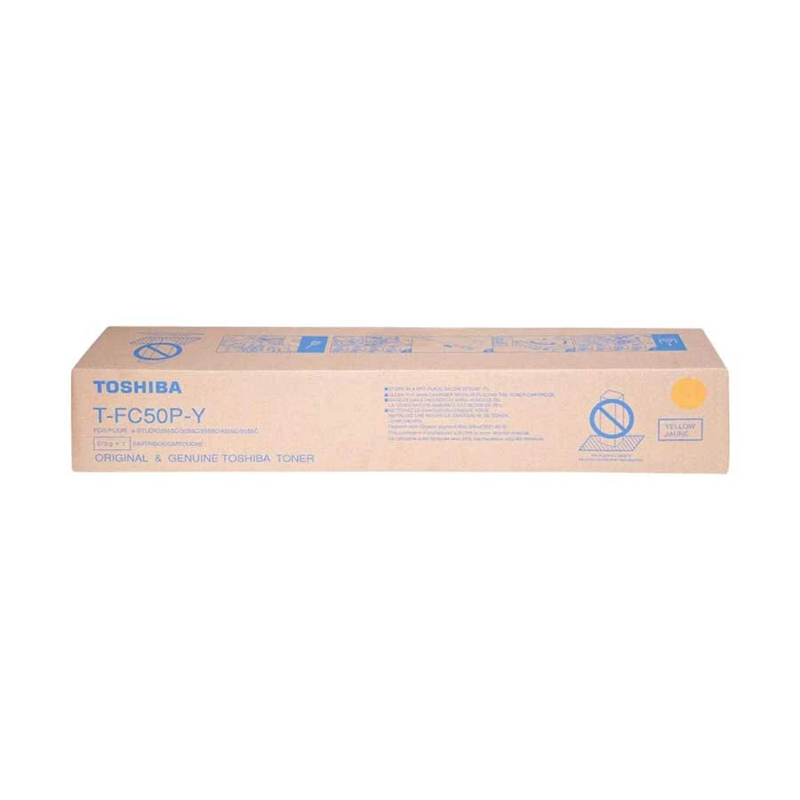 Toshiba T-FC50P-Y Original Toner for Toshiba Photocopier (Only for P series Copier)