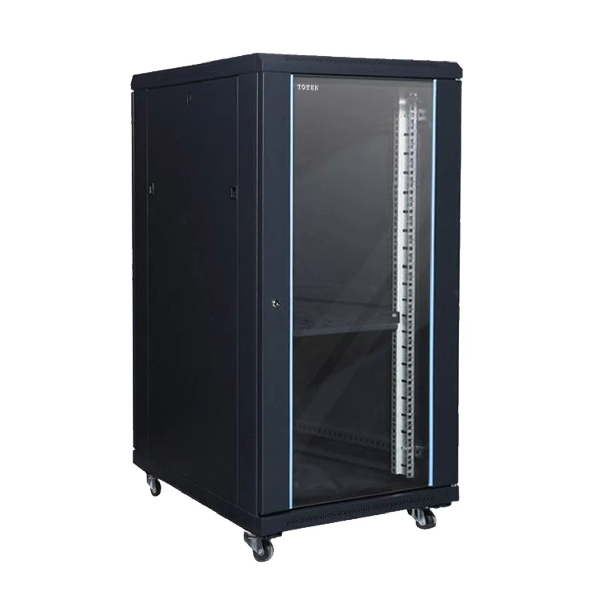 Toten 22U 600x1000 Front Glass Door and Back Mesh Door Floor Stand Server Rack