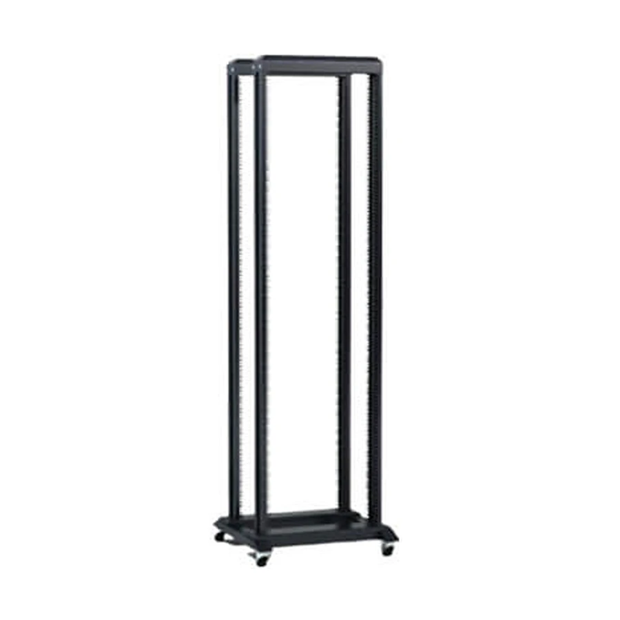 Toten 22U 600x600 Adjustable 4 Stand Open Floor Standing Server Rack with Wheel #DR.6622.9001