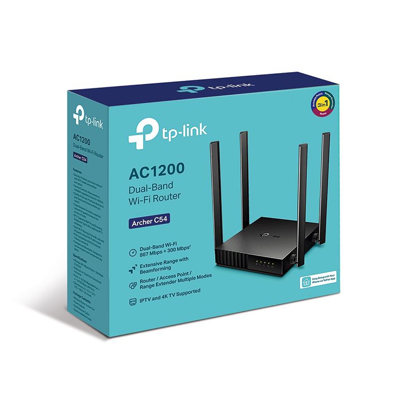 TP-Link Archer C54 AC1200 Dual Band Wi-Fi Router - official view 4
