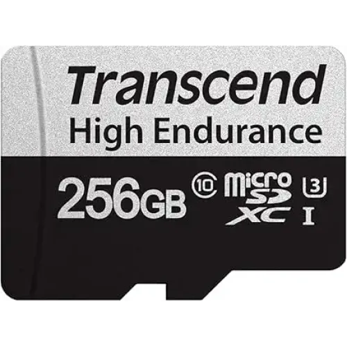 Transcend USD350V 256GB High Endurance MicroSDXC Class 10 UHS-1 Memory Card