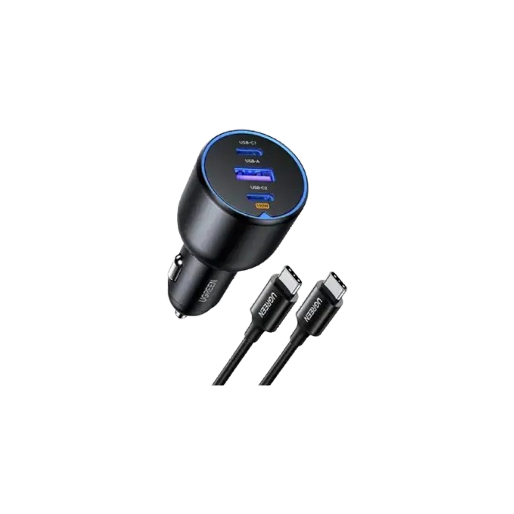 Ugreen 130W 3-Port Fast Car Charger Set (EC705)