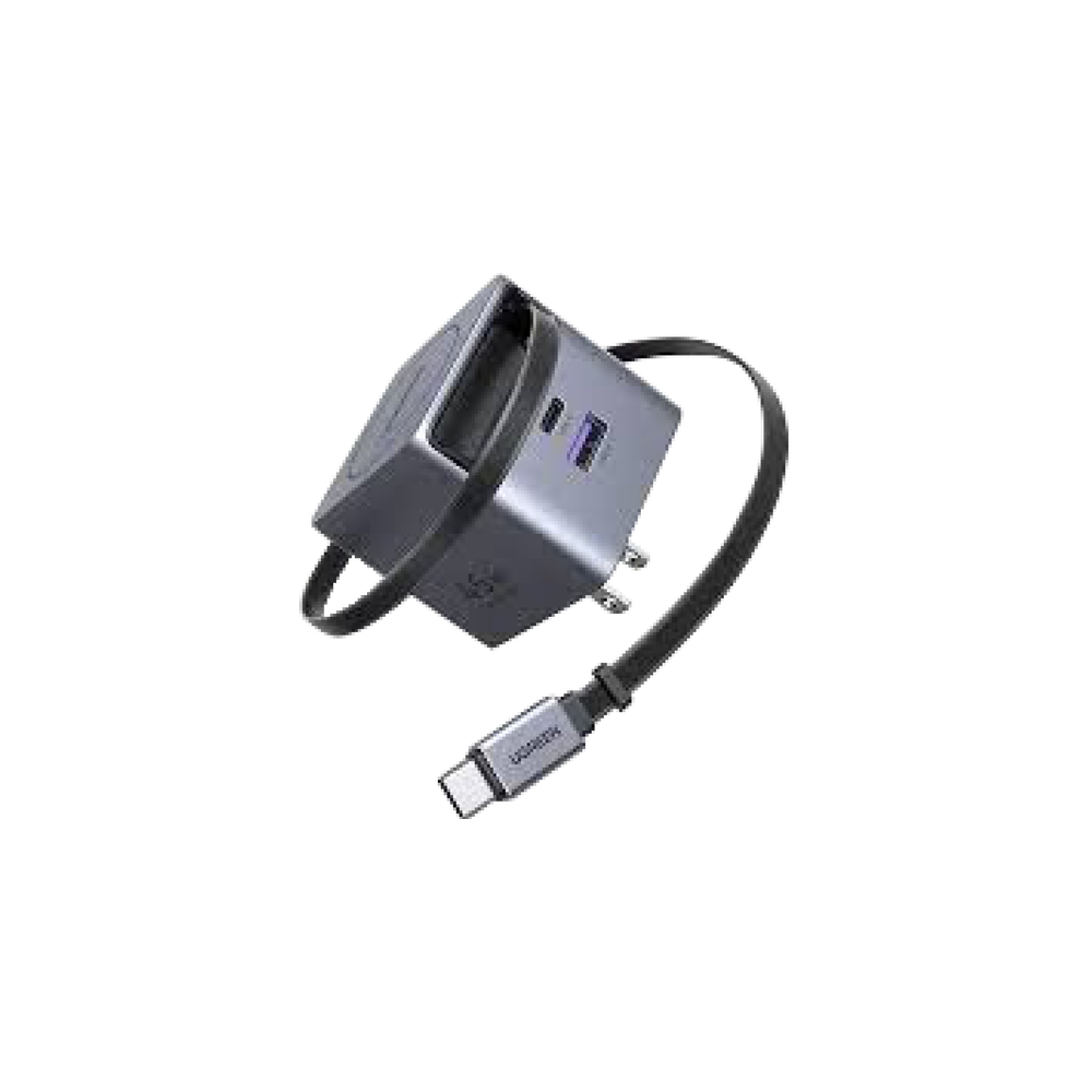 Ugreen Fast Charger with Retractable Cable (X614)