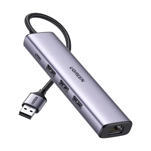 UGREEN CM475 5 in 1 Ethernet Adapter Hub #60554