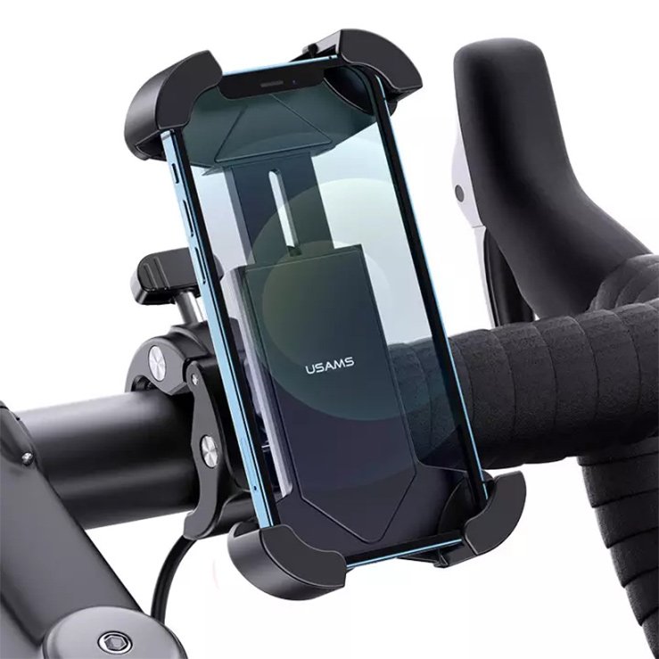 USAMS US-ZJ064 Cycling Shockproof Phone Holder - official view 3