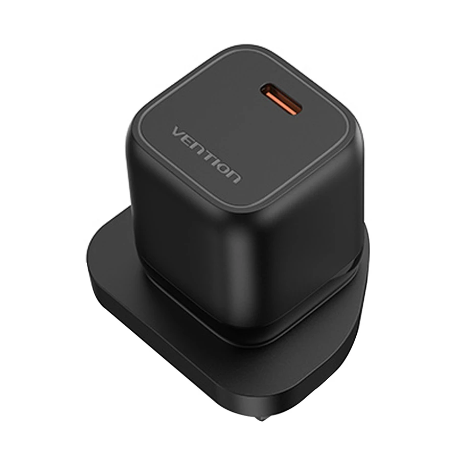 Vention FAKB0-UK 1-Port USB-C 30W GaN Charger / Charging Adapter