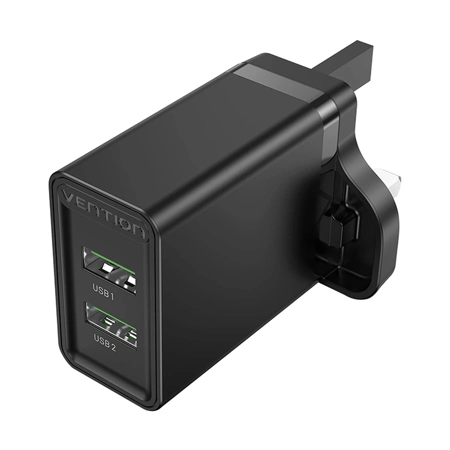 Vention FBAB0-UK 2-Port USB 18W Charger / Charging Adapter #FBAB0-UK