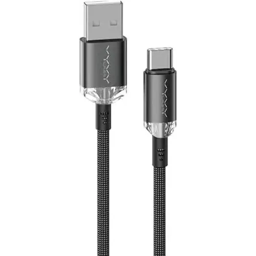 Vyvylabs VCSUC-02 Crystal Series USB to Type-C 1M Fast Charging Cable
