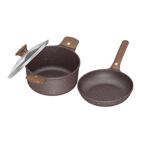 Walton Walton Die Cast Ceramic Coated Cookware 3 In 1 Combo Wcw Comd30