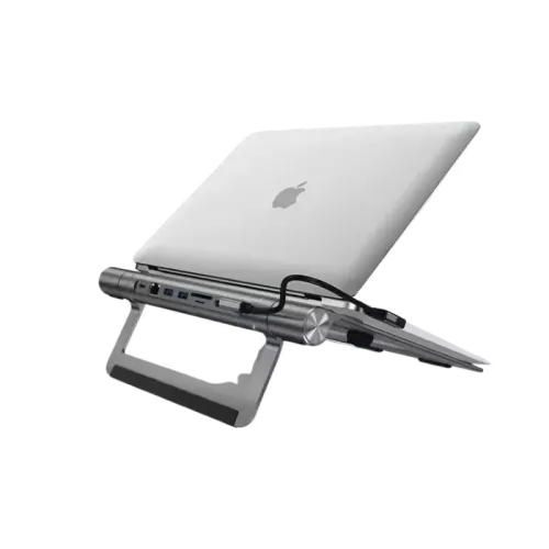 WiWU A821CH Laptop Stand with 8-in-1 Type-C Hub