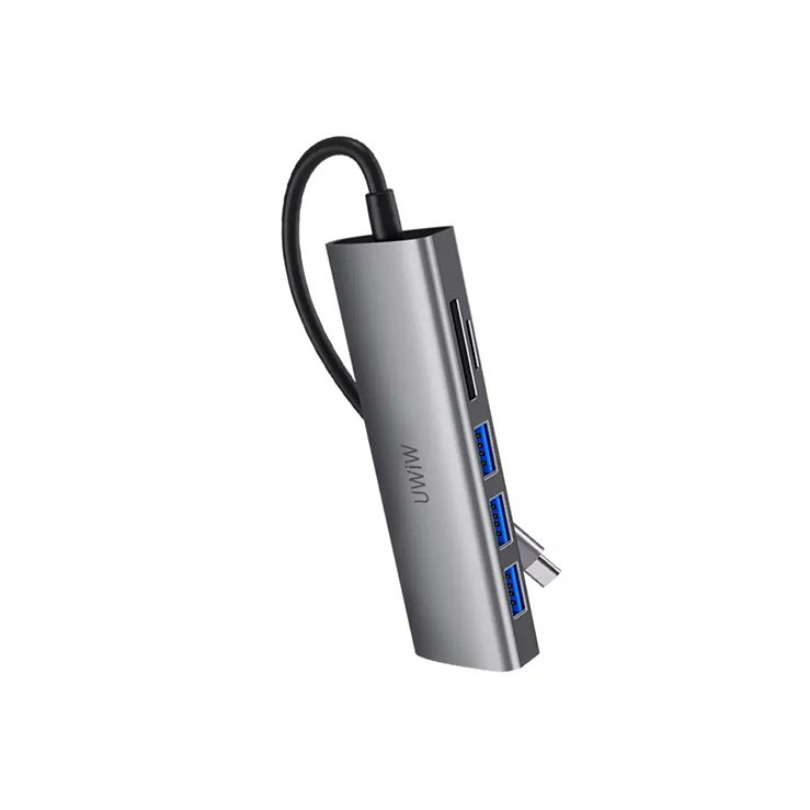 WiWU Alpha 5 in 1 Laptop USB C Hub 532ST - official view 3