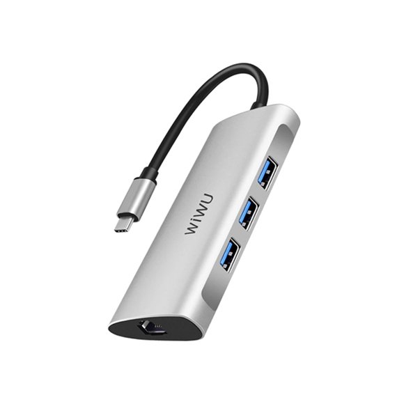 WiWU Alpha A631STR 6-in-1 USB-C Hub