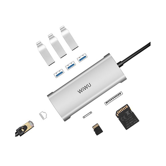 WiWU Alpha A631STR 6-in-1 USB-C Hub - official view 3