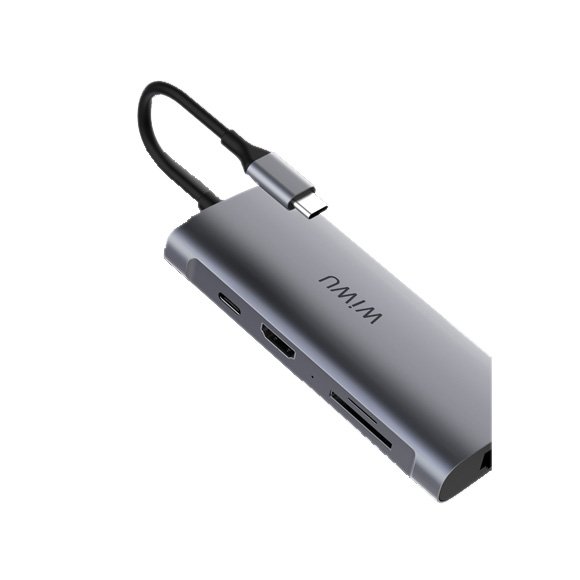 WiWU Alpha 8 in 1 USB-C Hub A831HRT - official view 3