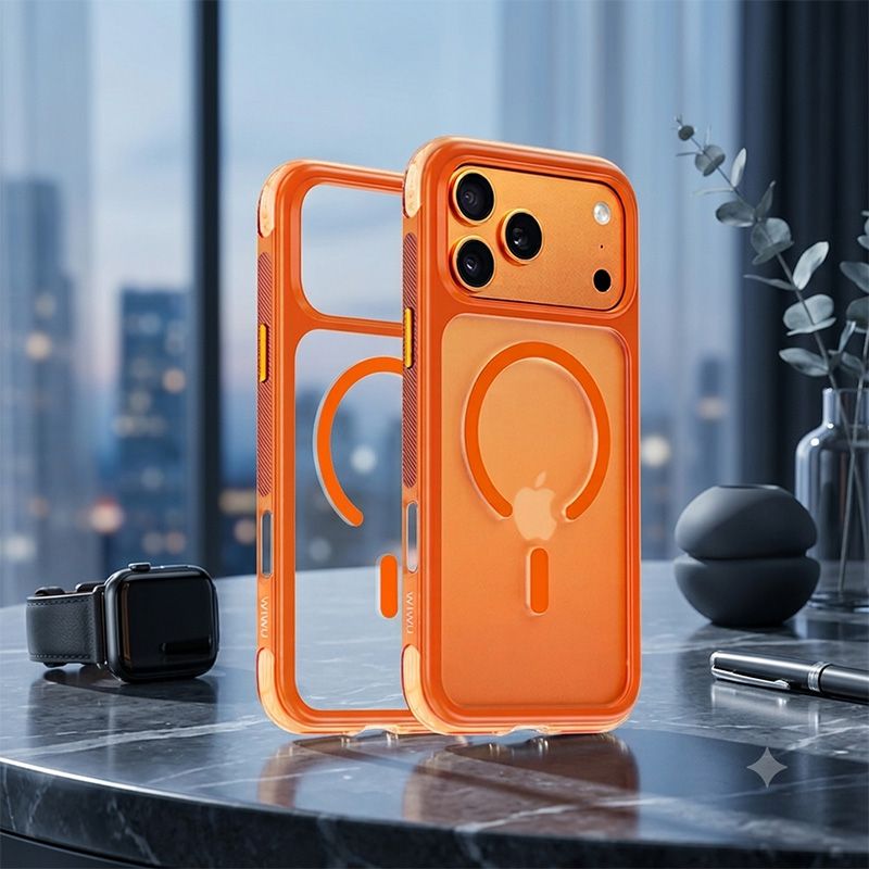 WiWU AS-202 AeroShield Pro MagStand Case for iPhone - official view 2