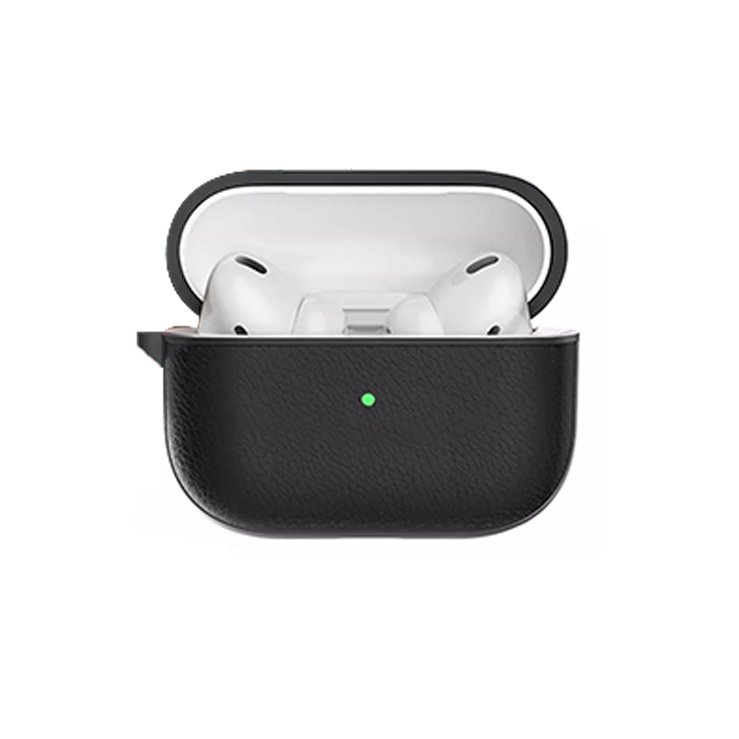 WiWU Calfskin Genuine Leather Case for Airpods Pro - official view 2