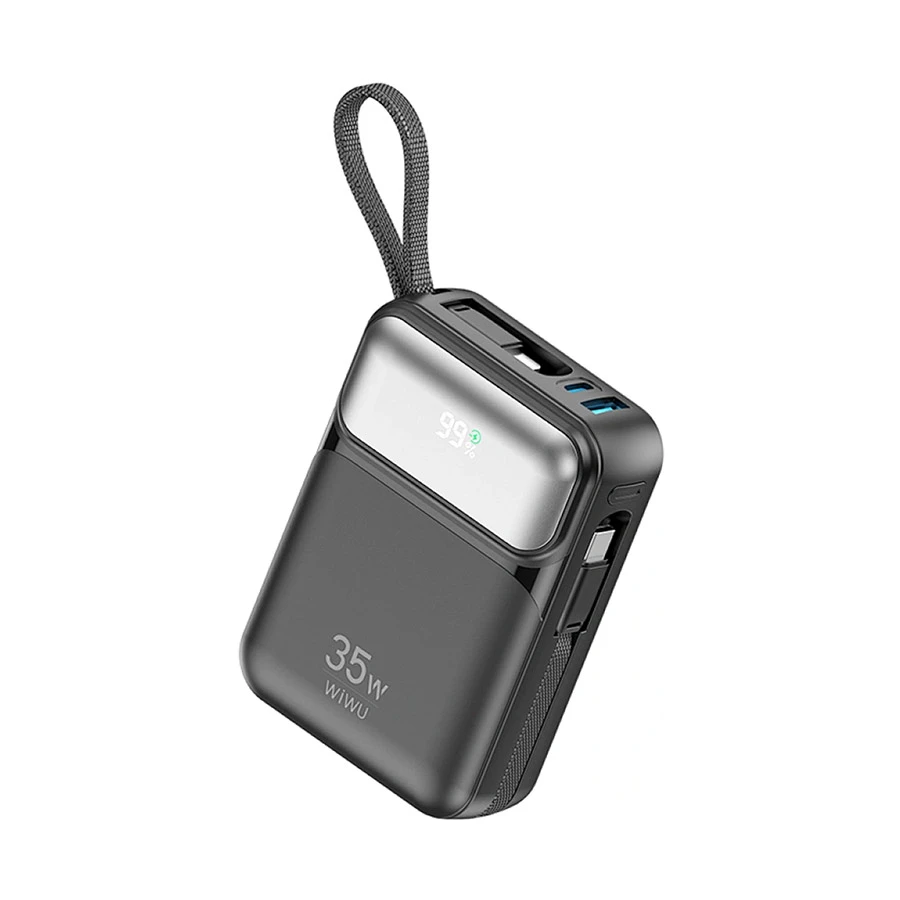 WiWU Galaxy Series P036 Dual Cable 20000mAh 35W Power Bank with Digital Display #Wi-P036