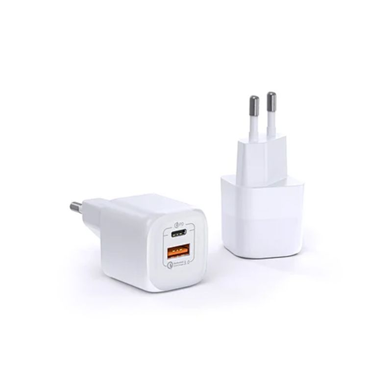 WiWU Gan Fast Charger USB-C + QC3.0 Power Adapter 33W - official view 2