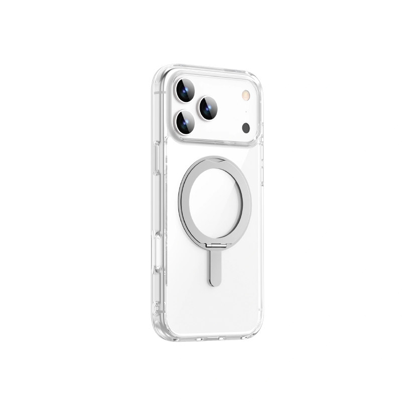 Wiwu Ishield Ultra Clear Magsafe Stand Case for iPhone 17 Series - official view 2