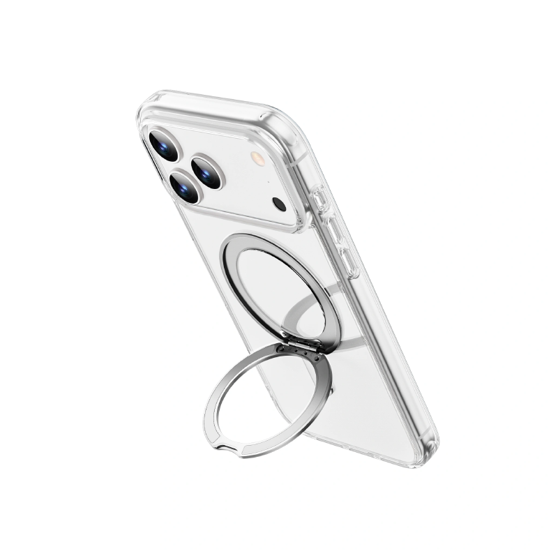 Wiwu Ishield Ultra Clear Magsafe Stand Case for iPhone 17 Series - official view 3