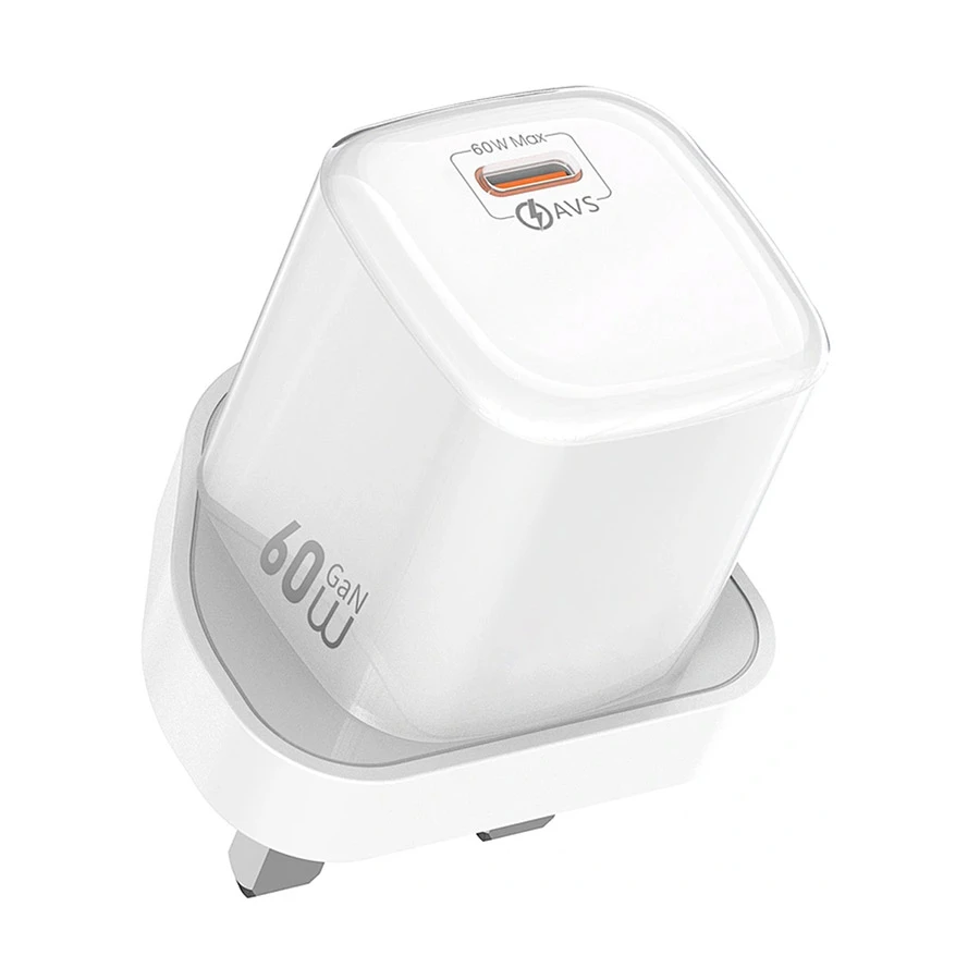WiWU Jade 60W AVS GaN USB-C Charger / Charging Adapter