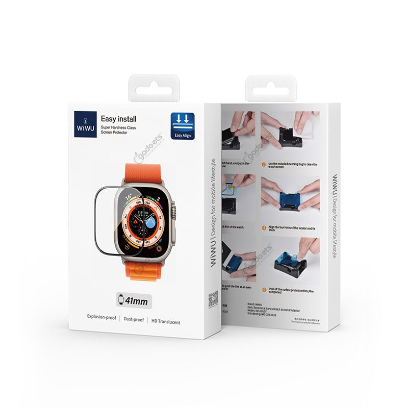 WiWU JD-107 Easy install Watch Screen Protector for iWatch - official view 3