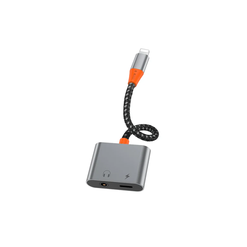 WIWU LT07 Lightning to Lightning & 3.5mm Audio Adapter - official view 4