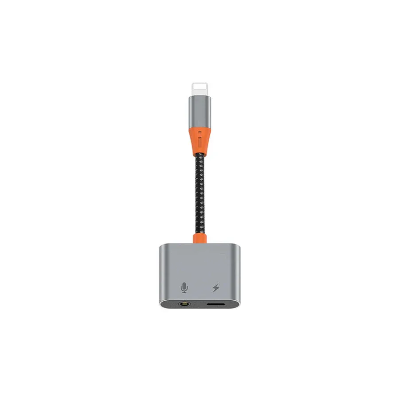 WIWU LT07 Lightning to Lightning & 3.5mm Audio Adapter - official view 3