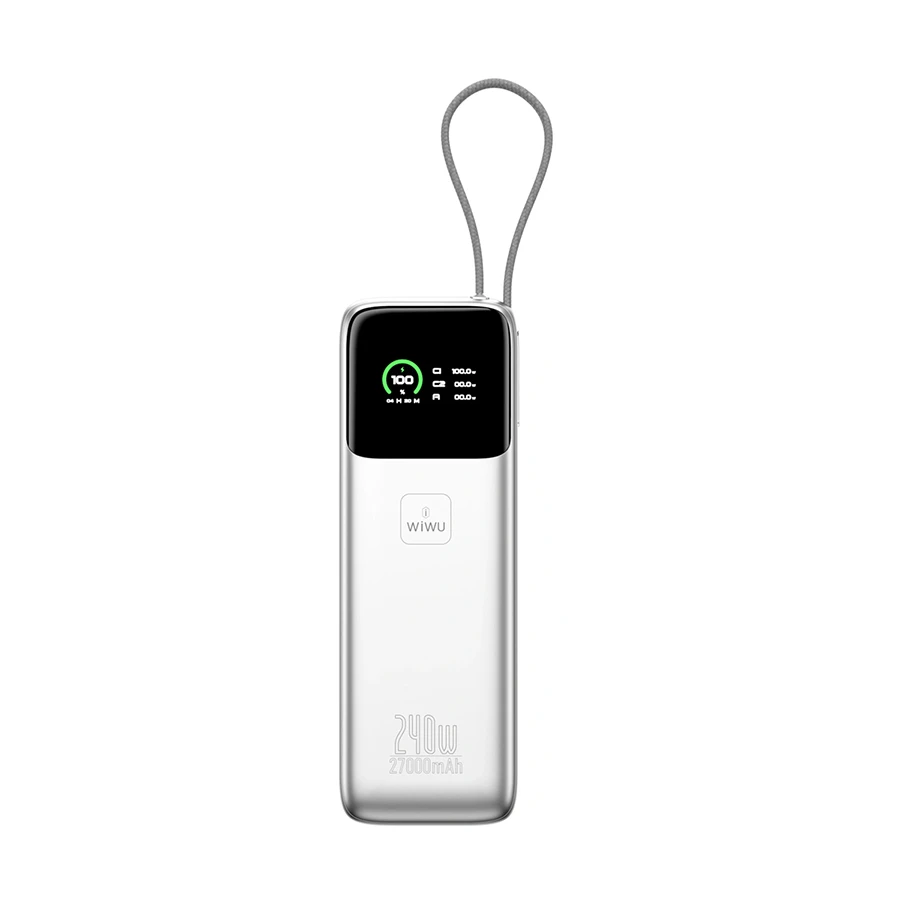 WiWU Power Mega 27000mAh 240W Power Bank with Digital Display