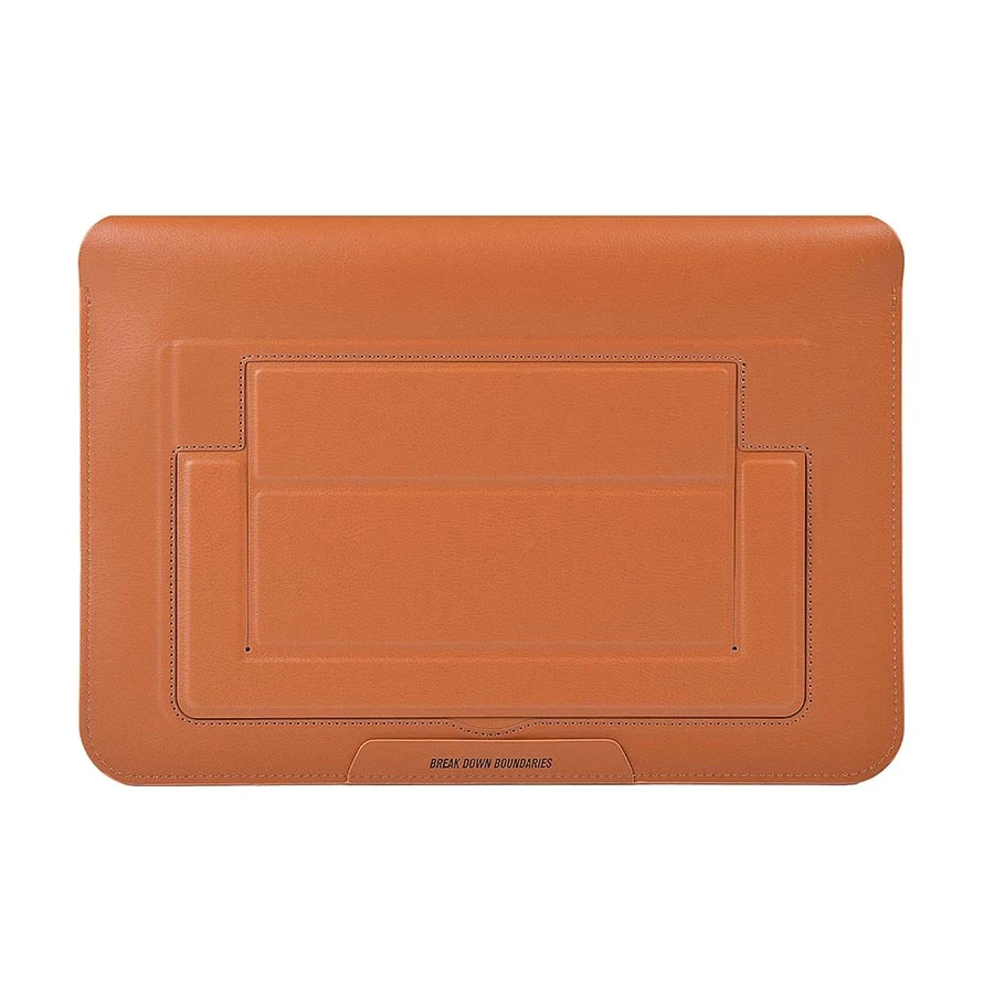 WiWU Skin Ultra Sleeve Brown Case with Stand for 14.2 inch Laptop