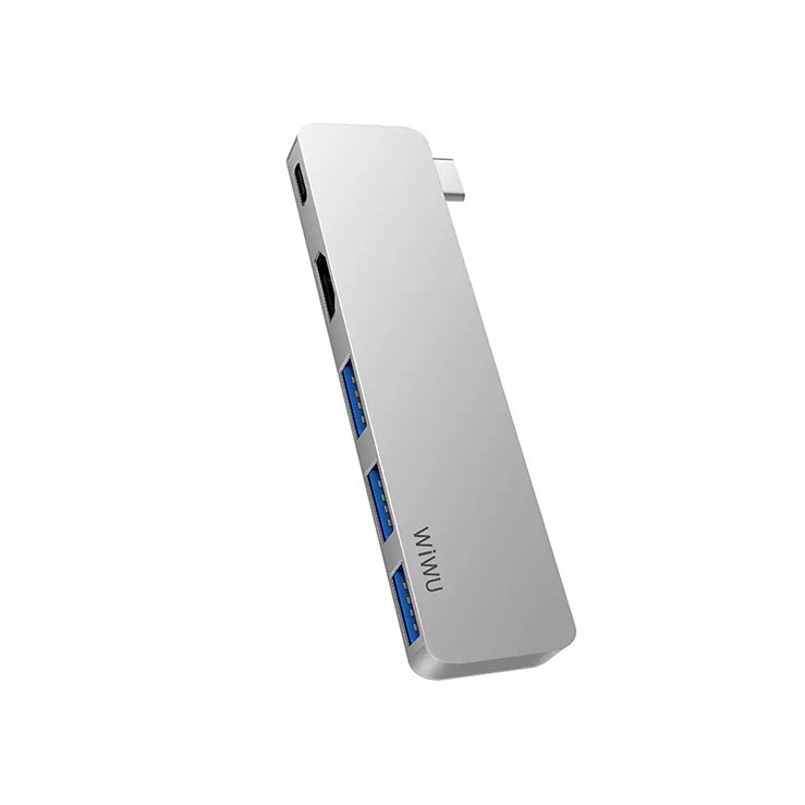 WiWU T6 Pro 5-in-1 USB Type-C HUB