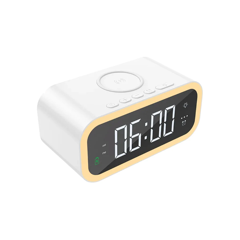 WiWU Wi-W015 Digital Clock with Wireless Charger and Light - 15W - official view 3
