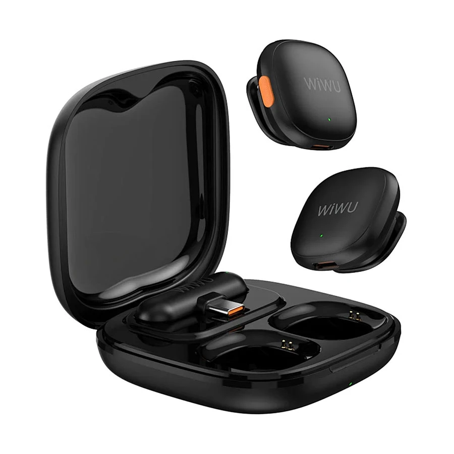 WiWU Wi-WM006 Dual AI Powered ANC Wireless Microphone For Type-C