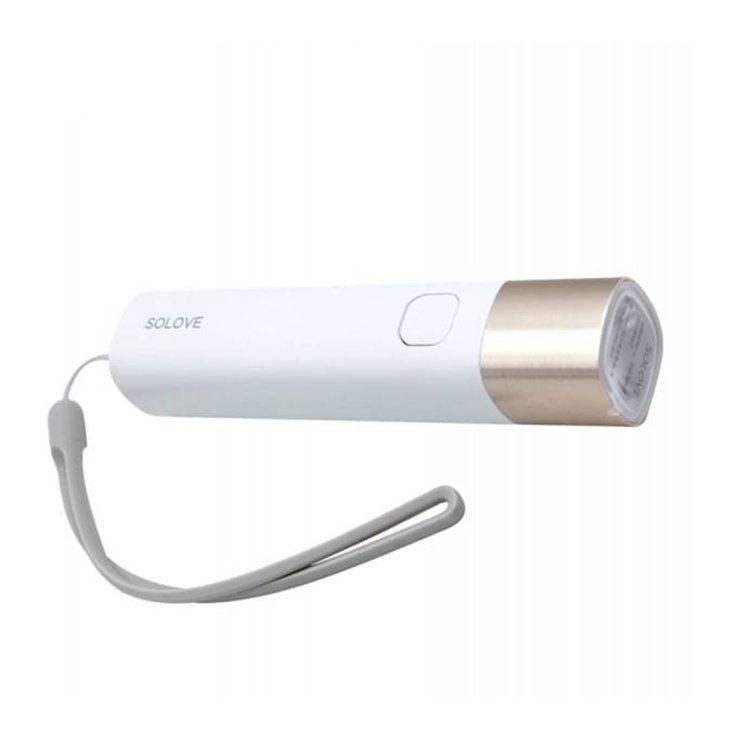 Xiaomi SOLOVE X3S USB Rechargeable Flashlight & Power Bank - official view 2