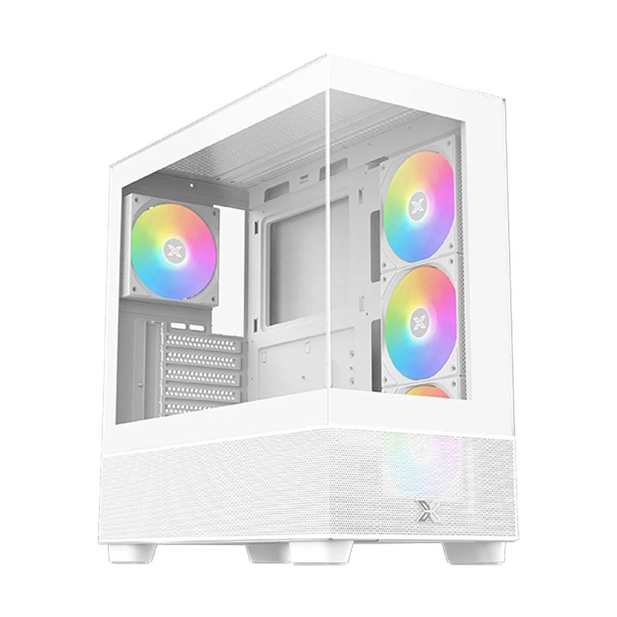Xigmatek Endorphin Air V2 Arctic WH Mesh Mid Tower E-ATX Gaming Desktop Casing #EN41839