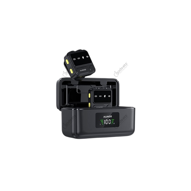 Xundd X58 Mini Wireless Lavalier 2 Transmitters & 1 Receiver Microphone - official view 4