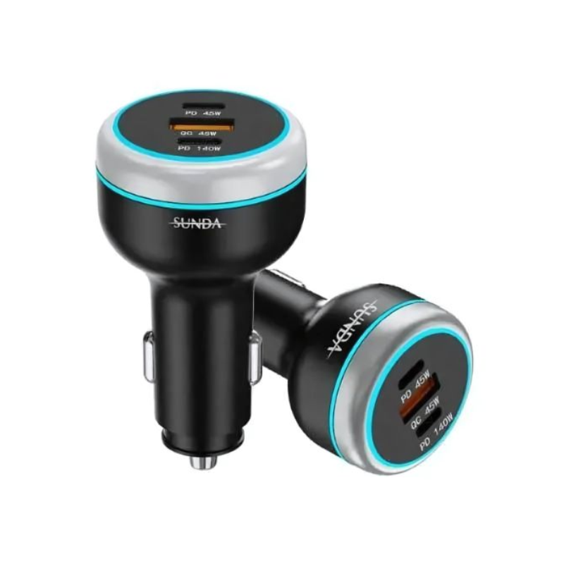 XUNDD XDCC-007 3 Ports Fast Car Charger - 230W - official view 2