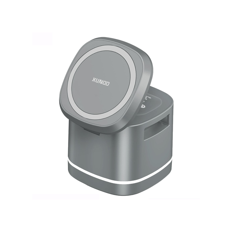 Xundd XDCH-061 3 in 1 Magnetic Wireless Charger-15W - official view 2