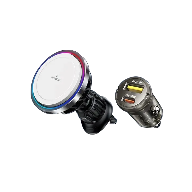 XUNDD XDCH-083 2 in 1 Refrigerated Wireless Car Charger