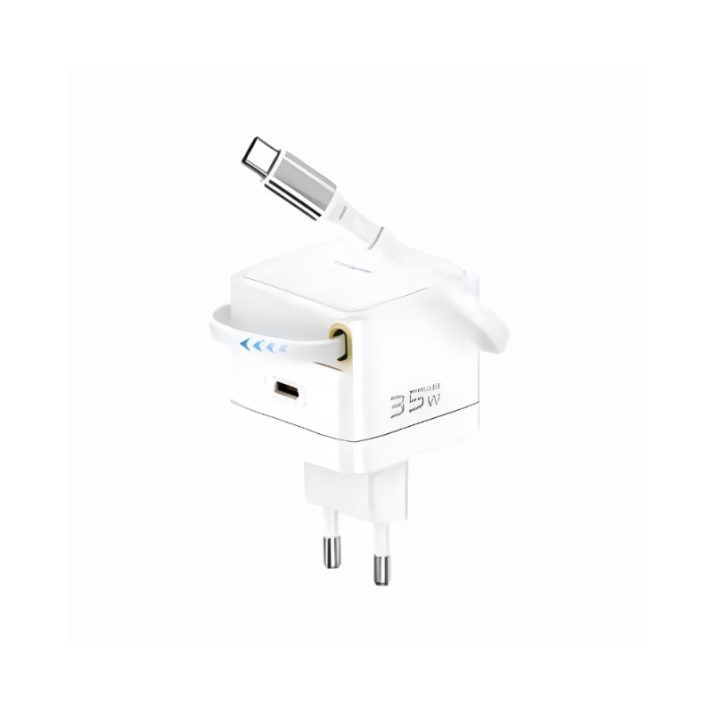 XUNDD XDCH-092 PD GaN Charger with Retractable Cable - 35W