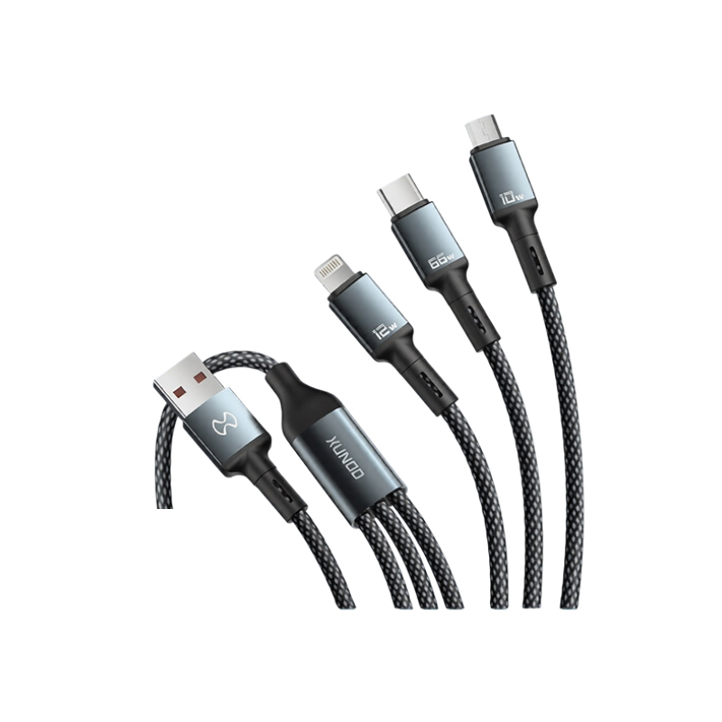 XUNDD XDDC-034 66W 3 in 1 Fast Charging Cable